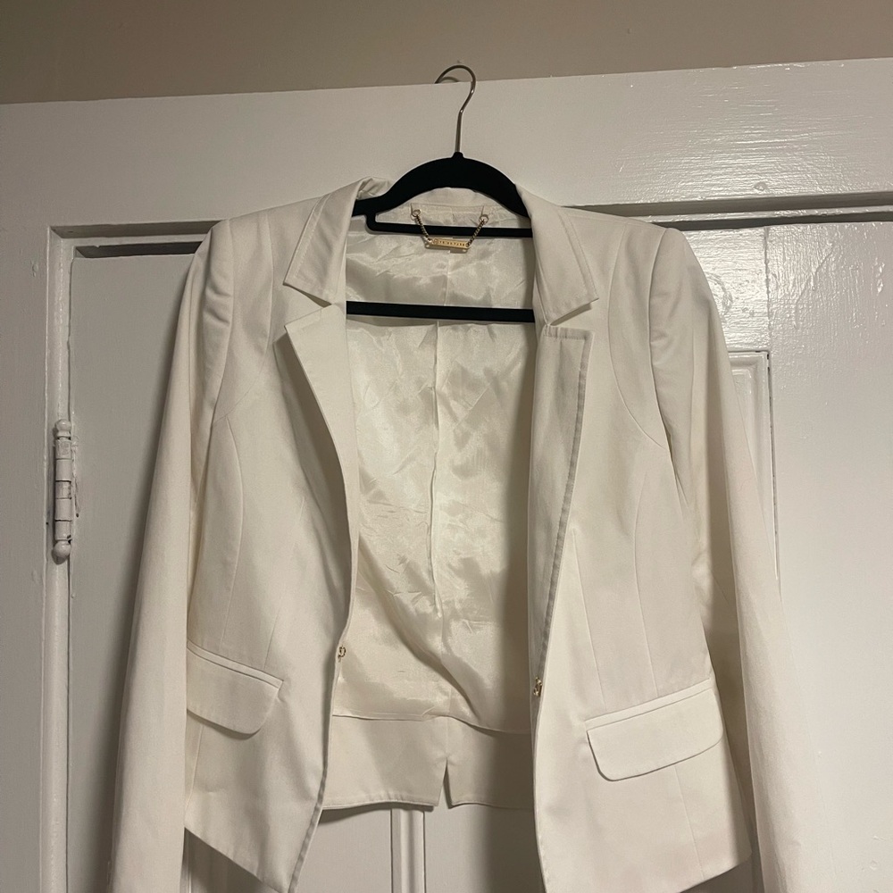 Trina Turk White Blazer Jacket